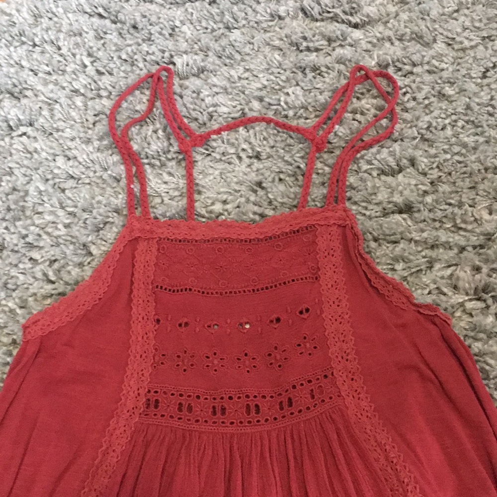 SALE!  AEO Bohemian Flowy Rope Tank